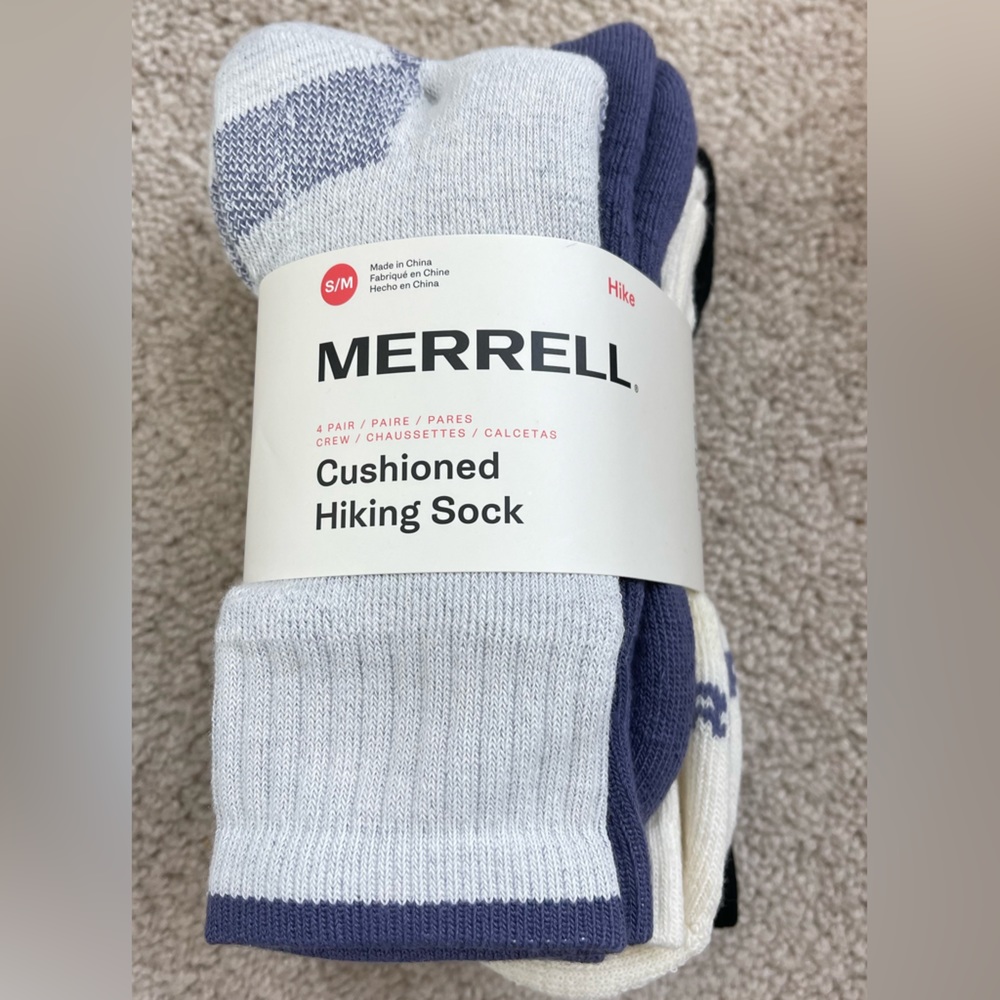 Merrell hiking sock NWT